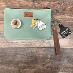 Western Leather Wristlet Clutch #48174