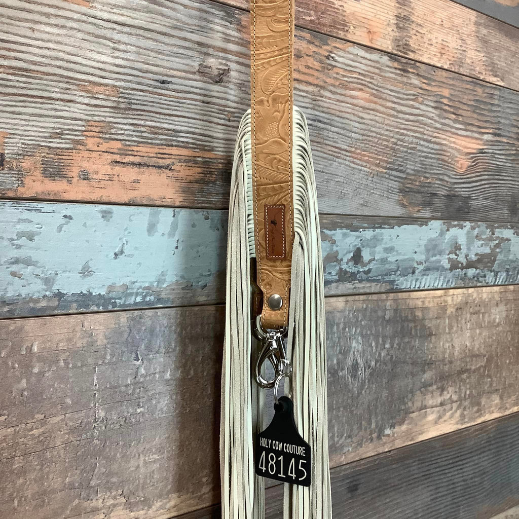Western Mini Leather Fringe Strap 48" #48145
