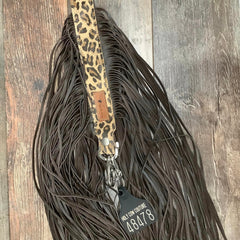 Western Mini Leather Fringe Strap 48" #48478