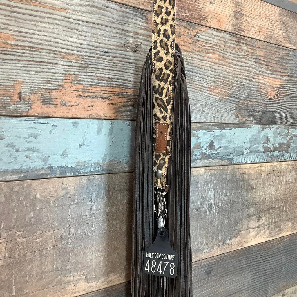 Western Mini Leather Fringe Strap 48" #48478