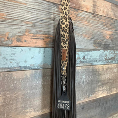 Western Mini Leather Fringe Strap 48" #48478