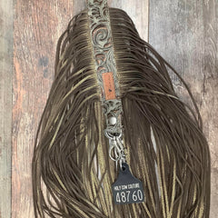 Western Mini Leather Fringe Strap 48" #48760