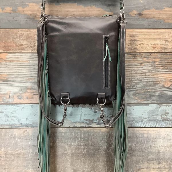 Mini Bagpack 18" Fringe-#48660