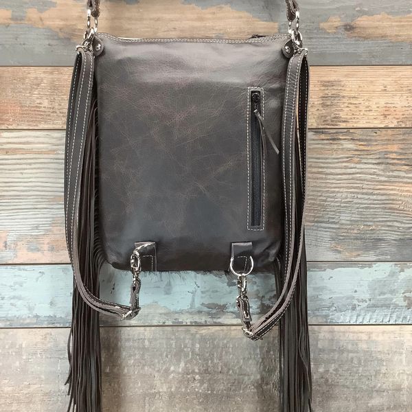 Mini Bagpack 18" Fringe-#57979