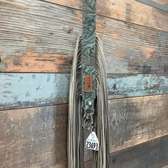 Western Mini Leather Fringe Strap 48" #23693