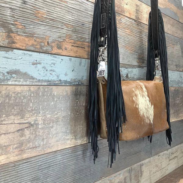 Western Mini Leather Fringe Strap 48" #18820
