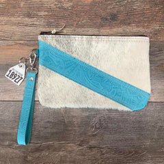 Western Leather Wristlet Clutch #18927