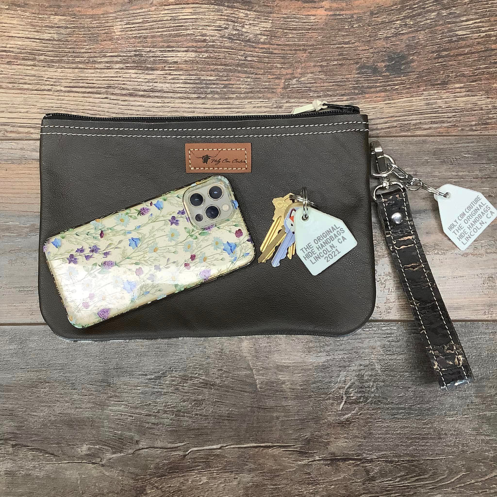 Western Leather Wristlet Clutch #18902