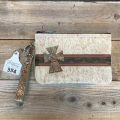 Exclusive Collection Western Leather Wristlet Clutch #354
