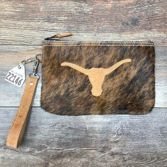Western Leather Wristlet Clutch #22146