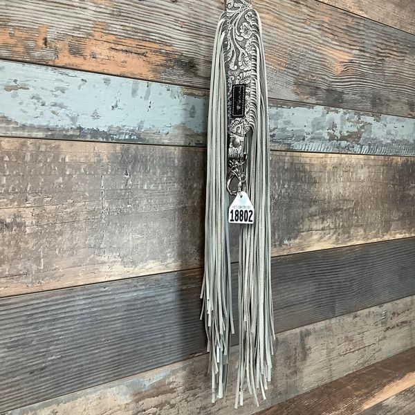 Western Mini Leather Fringe Strap 48" #18802