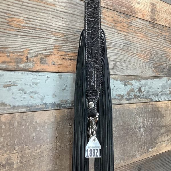 Western Mini Leather Fringe Strap 48" #18820
