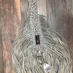 Western Mini Leather Fringe Strap 48" #18802