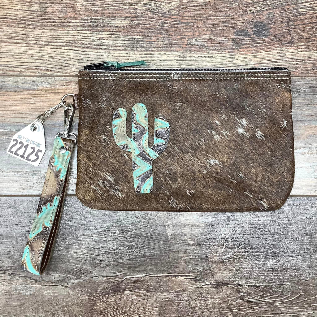 Western Leather Wristlet Clutch #22125