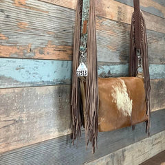Western Mini Leather Fringe Strap 48" #22513