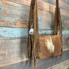 Western Mini Leather Fringe Strap 48" #22852