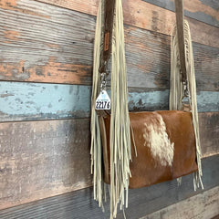 Western Mini Leather Fringe Strap 48" #22176