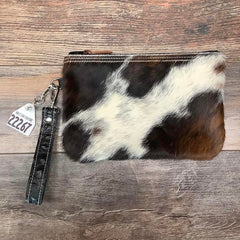 Western Leather Wristlet Clutch #22267