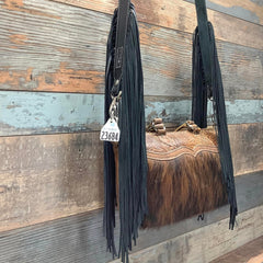 Western Mini Leather Fringe Strap 48" #23684