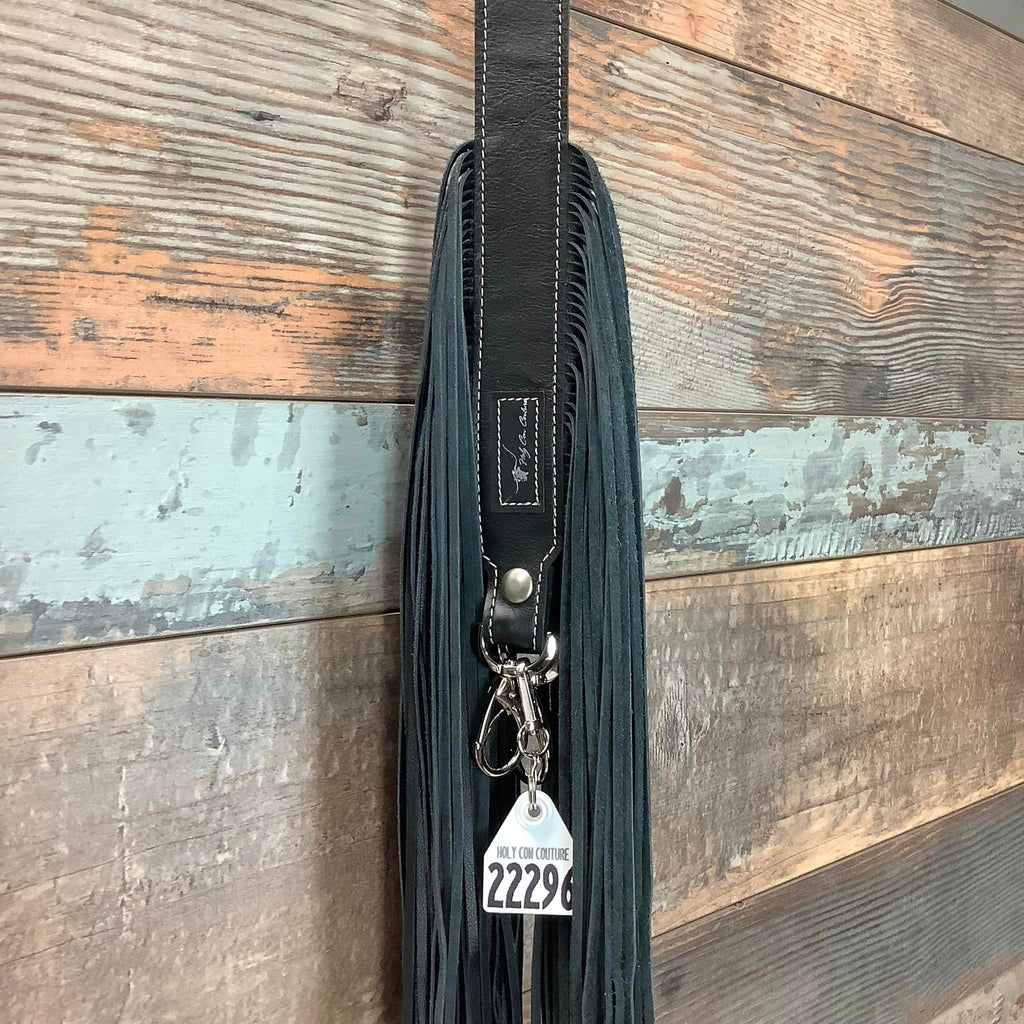 Western Mini Leather Fringe Strap 48" #22296