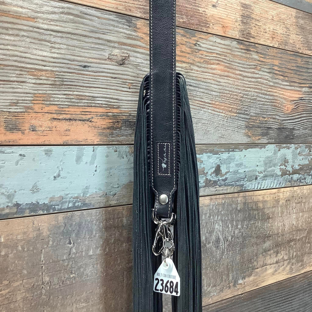 Western Mini Leather Fringe Strap 48" #23684