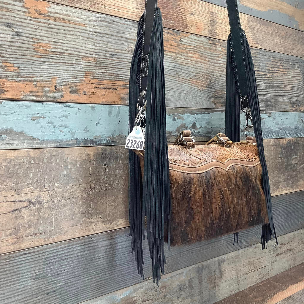 Western Mini Leather Fringe Strap 48" #23268