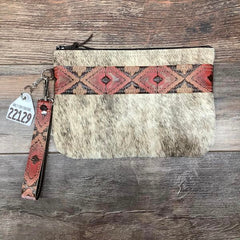 Western Leather Wristlet Clutch #22129