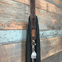 Western Mini Leather Fringe Strap 48" #22448