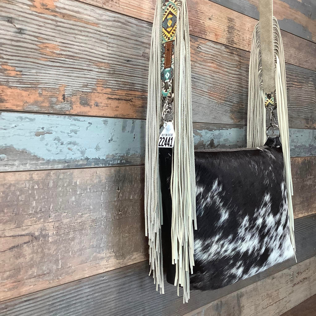 Western Mini Leather Fringe Strap 48" #22441