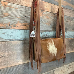 Western Mini Leather Fringe Strap 48" #22587