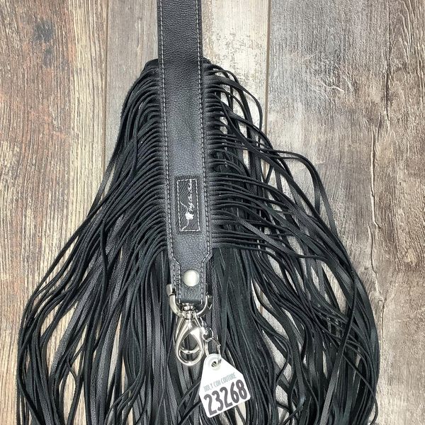 Western Mini Leather Fringe Strap 48" #23268