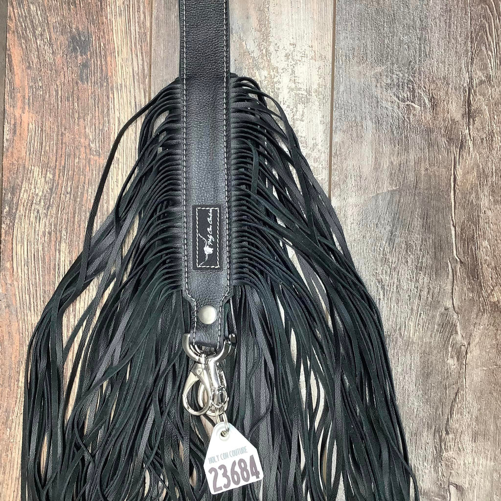 Western Mini Leather Fringe Strap 48" #23684