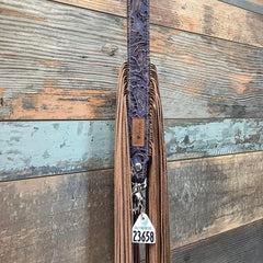 Western Mini Leather Fringe Strap 48" #23658