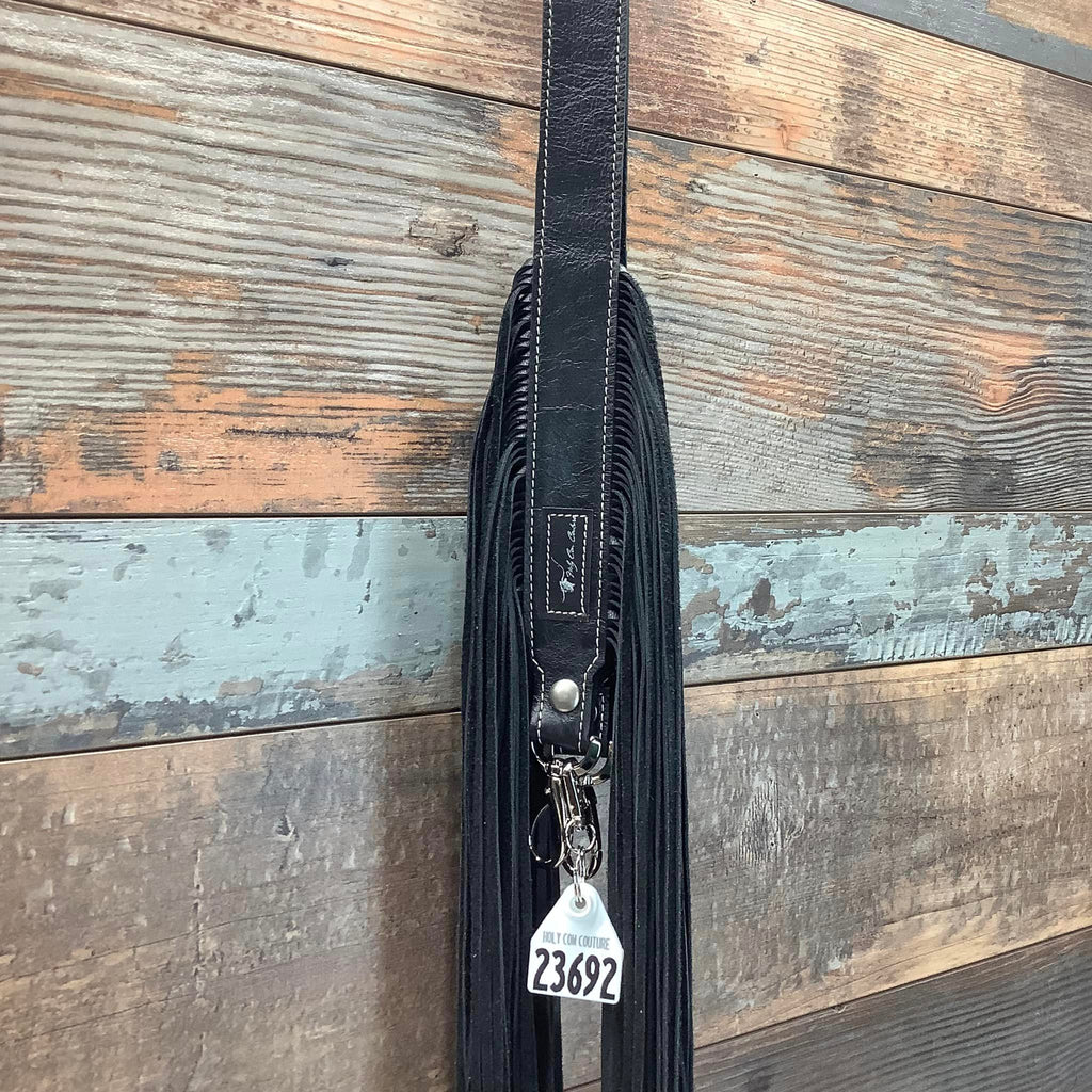 Western Mini Leather Fringe Strap 48" #23692