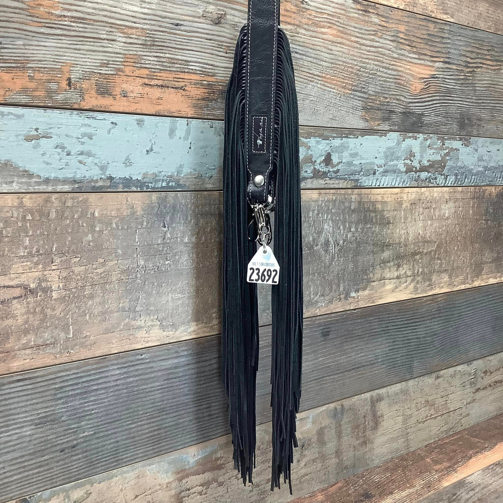 Western Mini Leather Fringe Strap 48" #23692