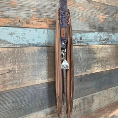 Western Mini Leather Fringe Strap 48" #23658