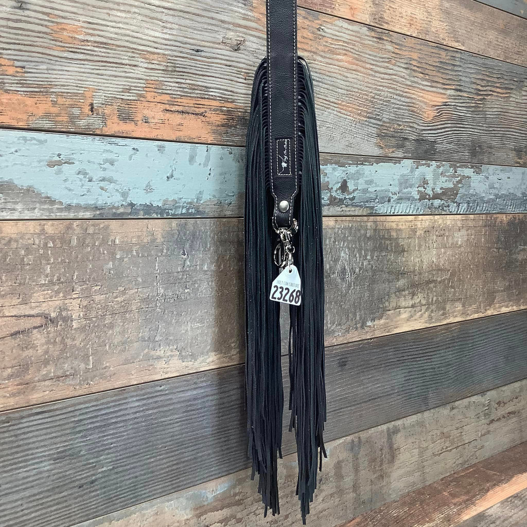 Western Mini Leather Fringe Strap 48" #23268