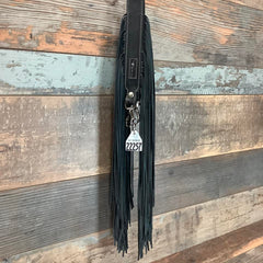 Western Mini Leather Fringe Strap 48" #22257