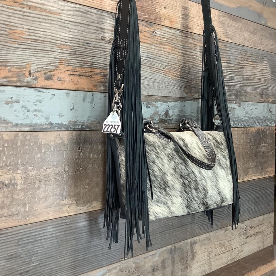 Western Mini Leather Fringe Strap 48" #22257