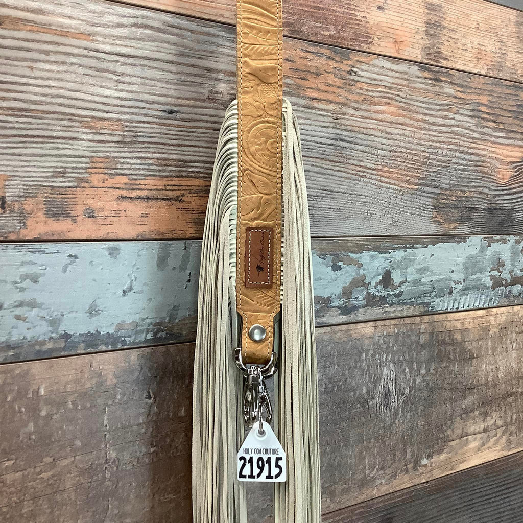 Western Mini Leather Fringe Strap 48" #21915