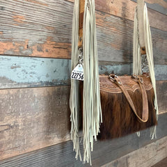 Western Mini Leather Fringe Strap 48" #22756
