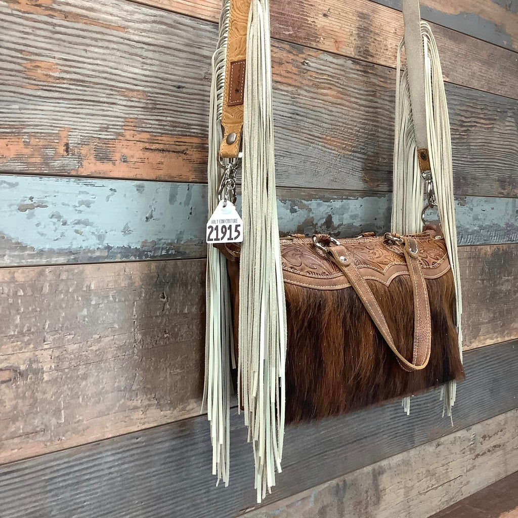 Western Mini Leather Fringe Strap 48" #21915