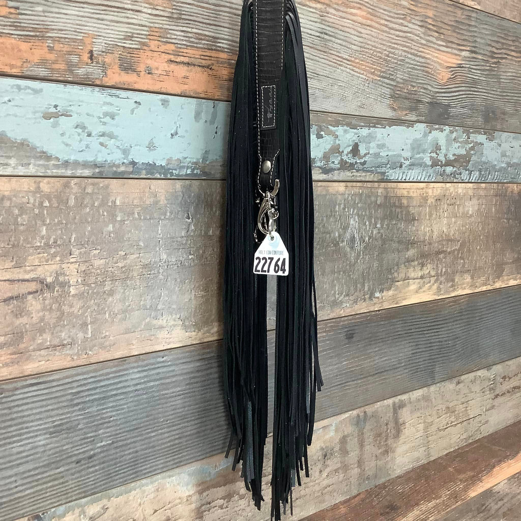 Western Mini Leather Fringe Strap 48" #22764