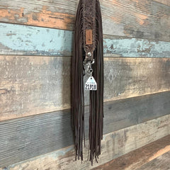 Western Mini Leather Fringe Strap 48" #21918