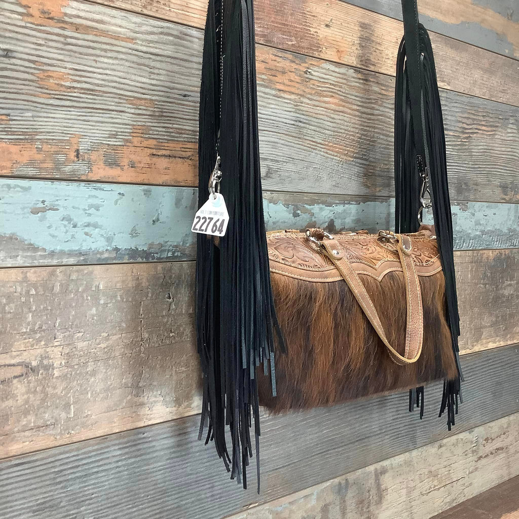 Western Mini Leather Fringe Strap 48" #22764