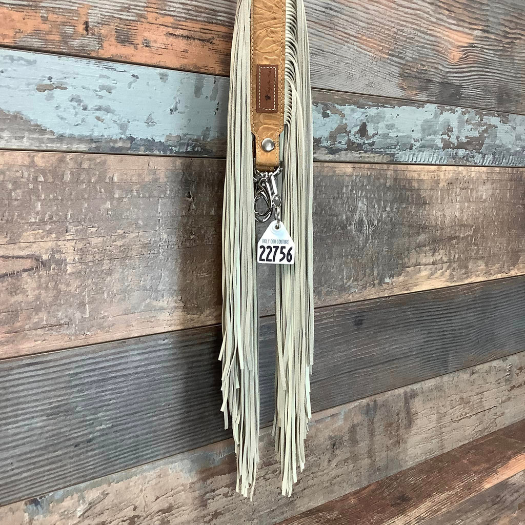 Western Mini Leather Fringe Strap 48" #22756