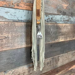 Western Mini Leather Fringe Strap 48" #22756