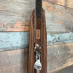 Western Mini Leather Fringe Strap 48" #22489
