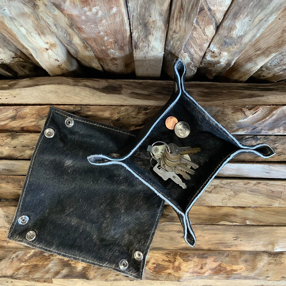 Cowhide Snap Trays - Small