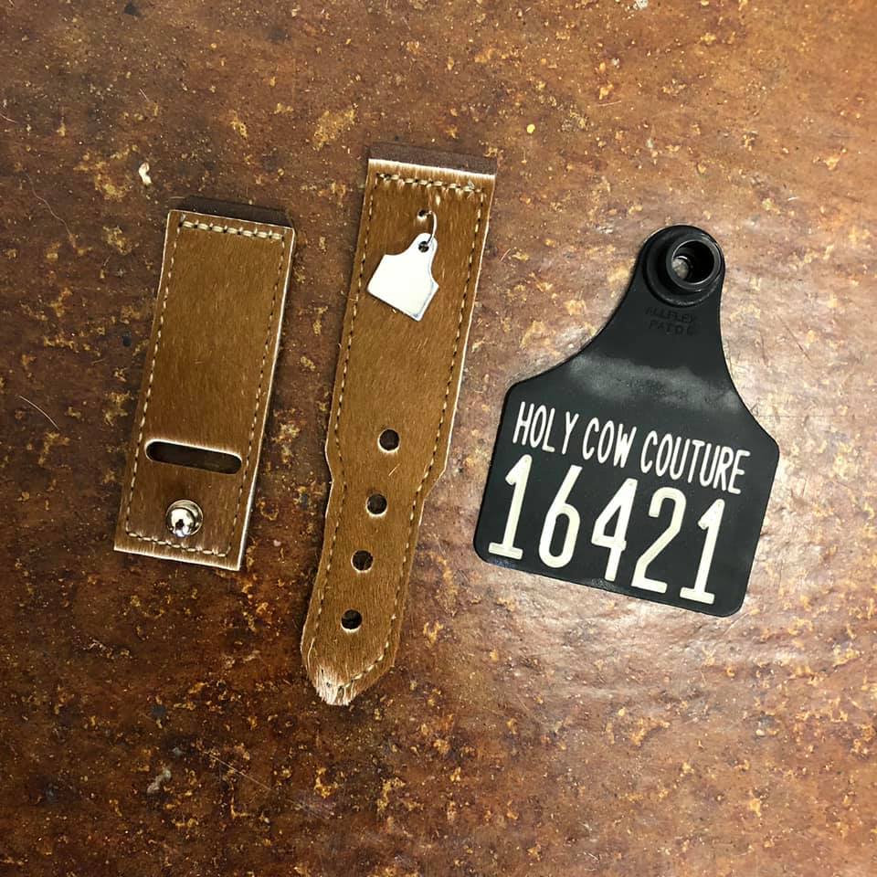 Calf Cowhide Apple Watch Band - Small #16421